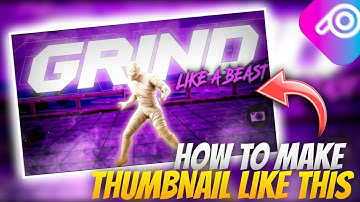 How to make Thumbnail like Lost boy | Bgmi Thumbnail Tutorial in picsart ( EASY )