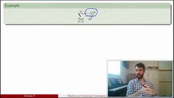 Absolute and Conditional Convergence