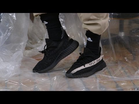 ADIDAS YEEZY 350 v2 BOOST OFF-WHITE ON FOOT REVIEW 🔥UNBOXING 2018  *EXCLUSIVE* 