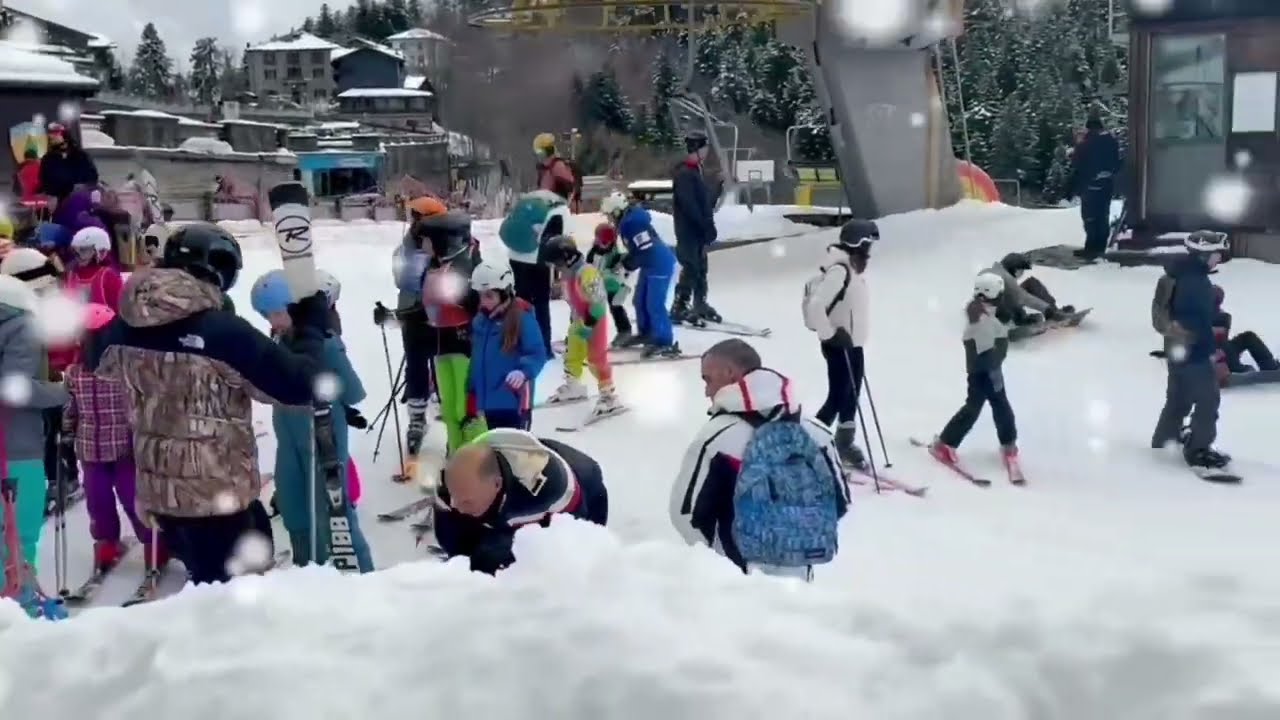 Magic in 🇮🇹 🎿snow#viralvideo #trending 