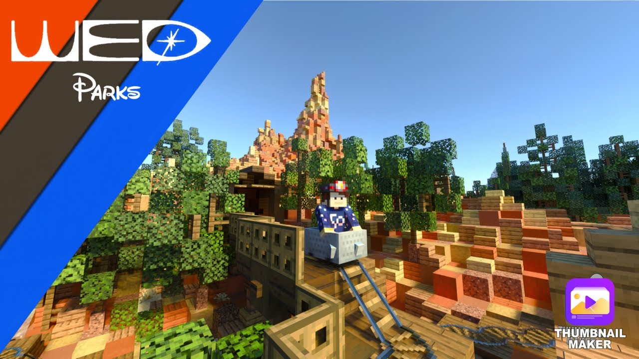 Big Thunder Mountain Railroad Minecraft (2025 W.E.D. Parks)