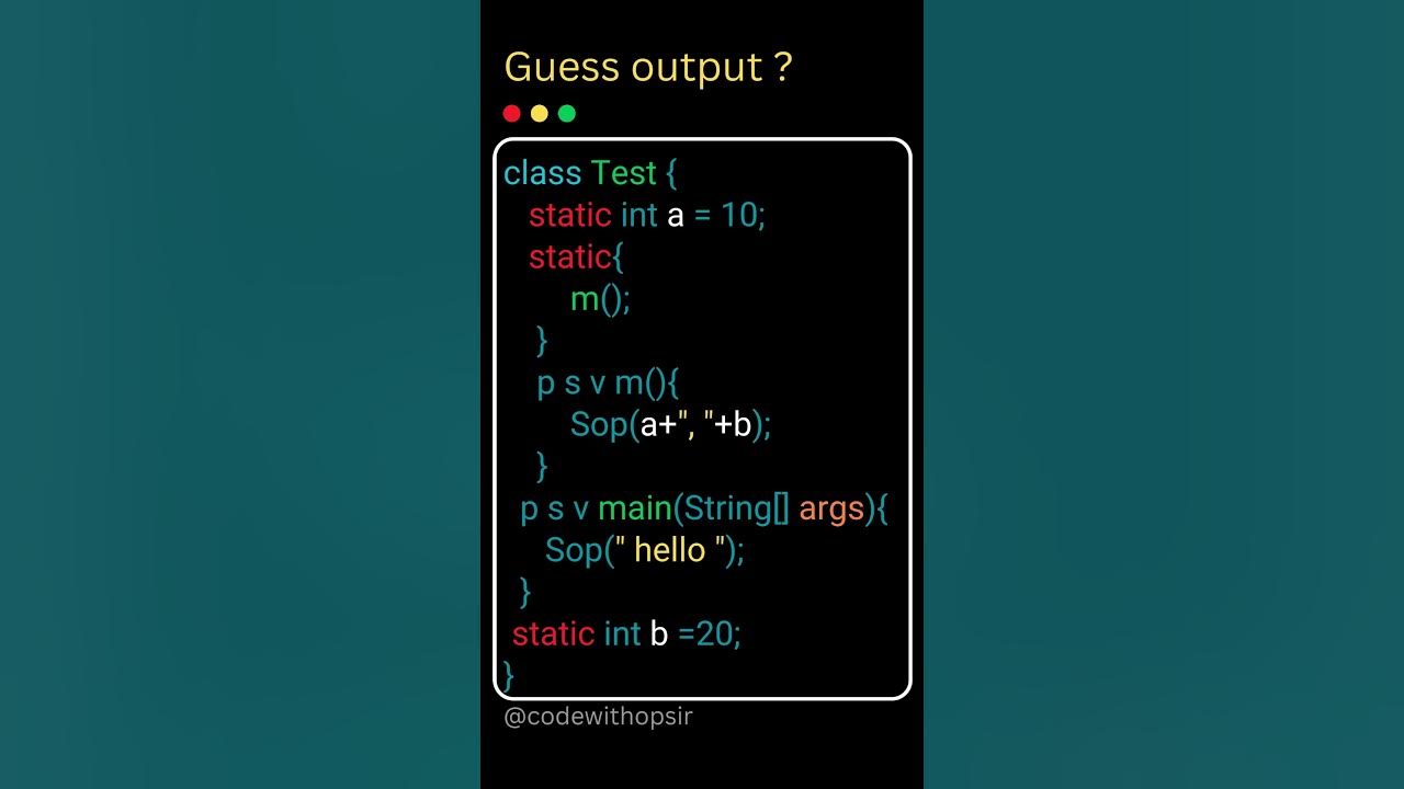Java Program | Guess the Ans - YouTube