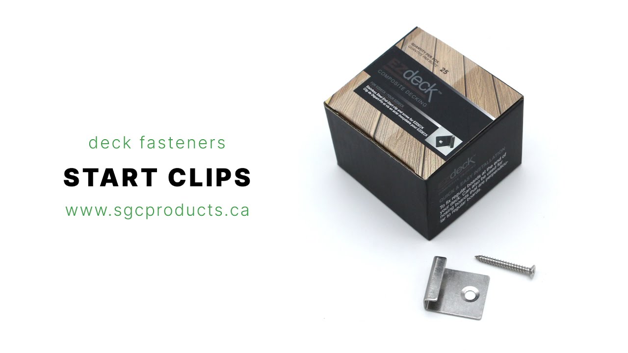 Invisible Start Clips - Stainless Steel Decking Fasteners