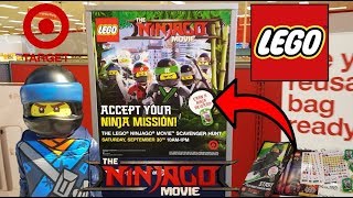 FREE LEGO STUFF!! NINJAGO SCAVENGER HUNT AT TARGET!! Ethan Becomes A Ninja Master!!!