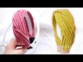 DIY NO SEW Headband - How To Make Hard Headbands Twisted Hair Band