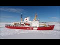 Canadian Coast Guard escorting Labrador ferry KAMUTIK W