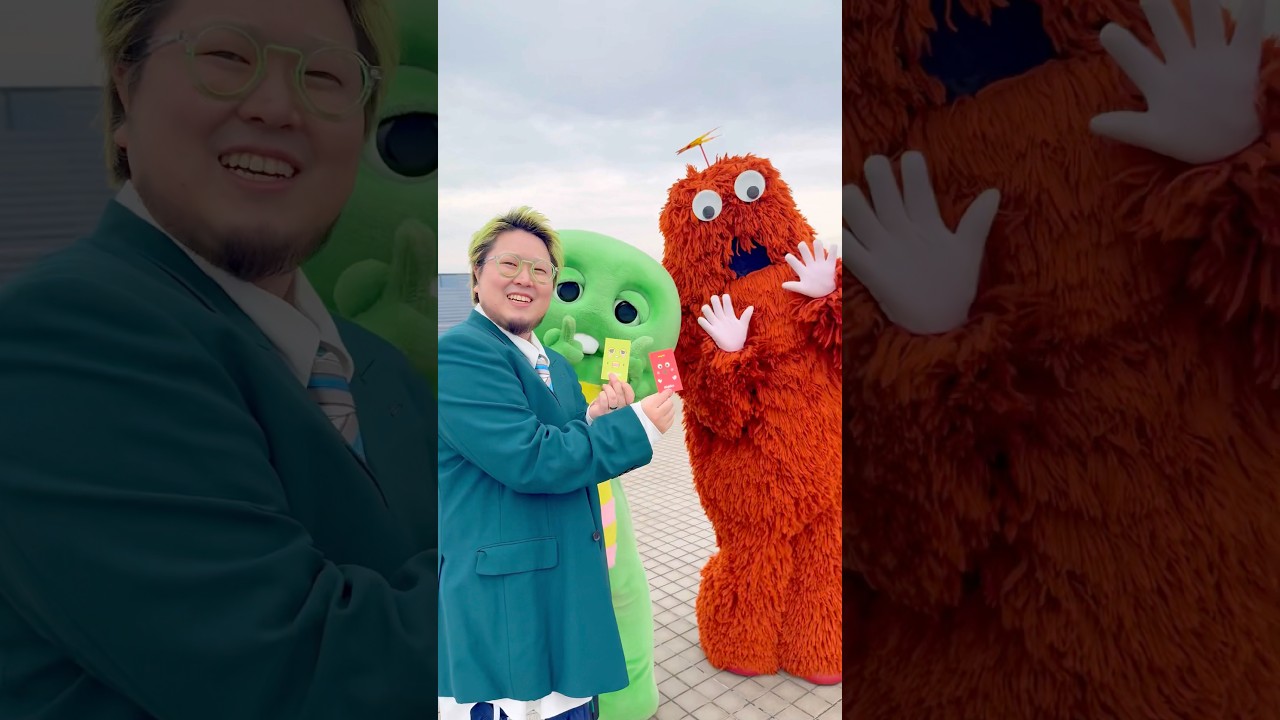 ガチャピンさんとムックさんの名刺可愛すぎた🥰ありがとうございました‬