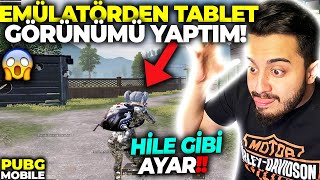 OHA! EMÜLATÖRDEN İPAD PRO GÖRÜNÜMÜNDE OYNADIM 😱 DÜRBÜNSÜZ FULL HS VURUYOR! PUBG Mobile