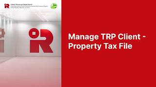 Manage TRP Client - Property Tax File