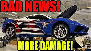 This SUCKS! My C8 Corvette has MORE DAMAGE than we THOUGHT!