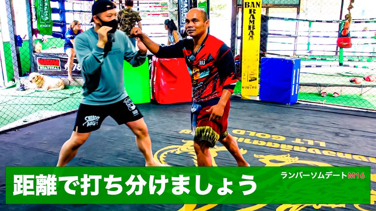 8.パンチは距離で使い分ける。#ムエタイ#パンチ