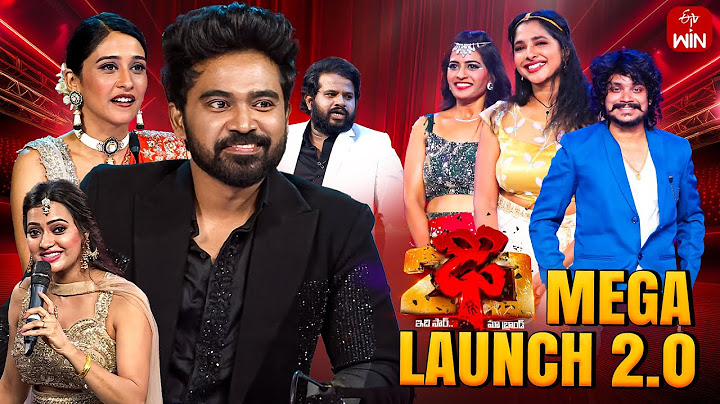 Dhee 20 | Mega Grand Launch 2.0 | 3rd July 2025 | Regena Cassandrra , Vijay Binni | ETV Telugu