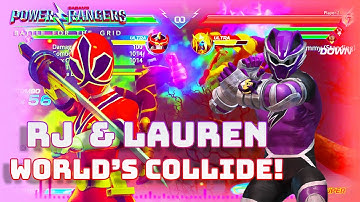 Battle For The Grid - Power Rangers - Lauren and RJ Combos!