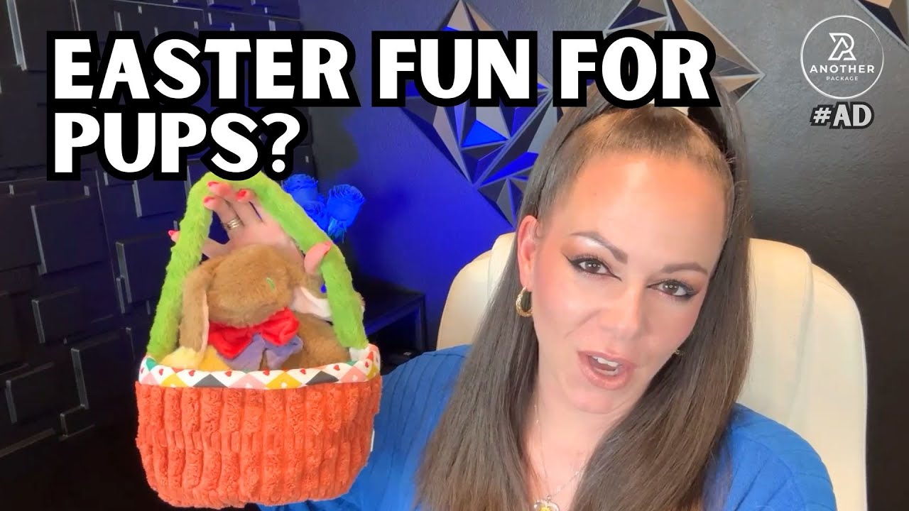 Watch My Dog Go CRAZY For These Easter Plushies!