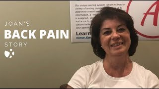 Joan's Back Pain Story