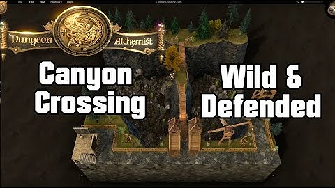 Dungeon Alchemist - Canyon Crossing - TTRPG Battle Map & Encounters | CMDR_Aconite