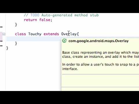 Android Application Development Tutorial   132   MapView Overlay mp4