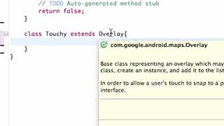 Android Application Development Tutorial   132   MapView Overlay mp4