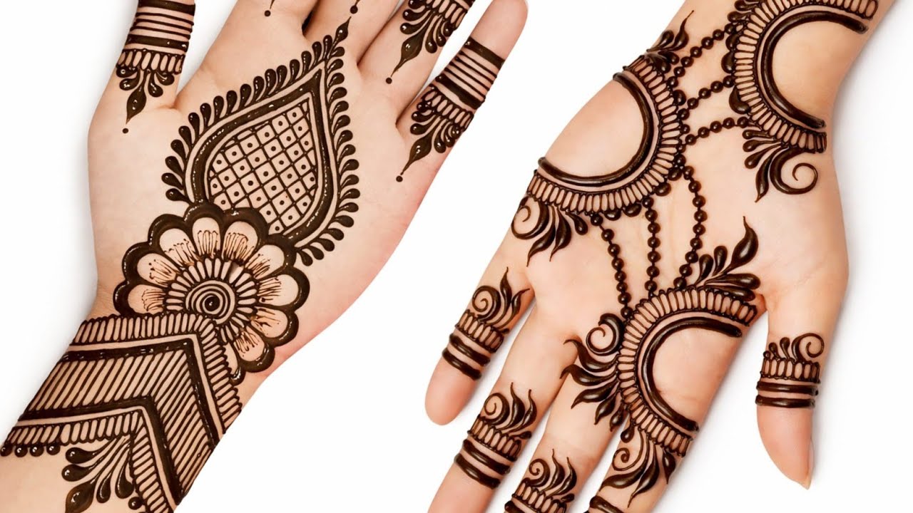 Two Best Stylish Mehndi Design for front hand | New Easy Simple Mehndi design | Eid Special Mehndi