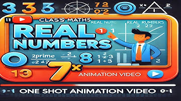 CBSE Class 10 || Maths || Real Numbers || Part-I || Animation || in English