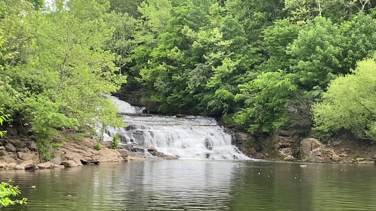 Kincaid Lake Spillway waterfall YouTube