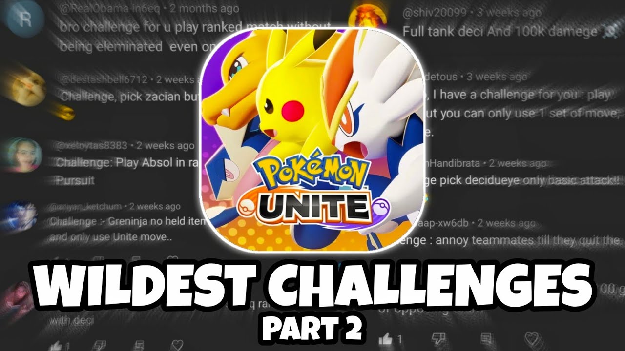 Самые смелые испытания зрителей Pokemon UNITE (часть 2) | Клипы Pokemon UNITE