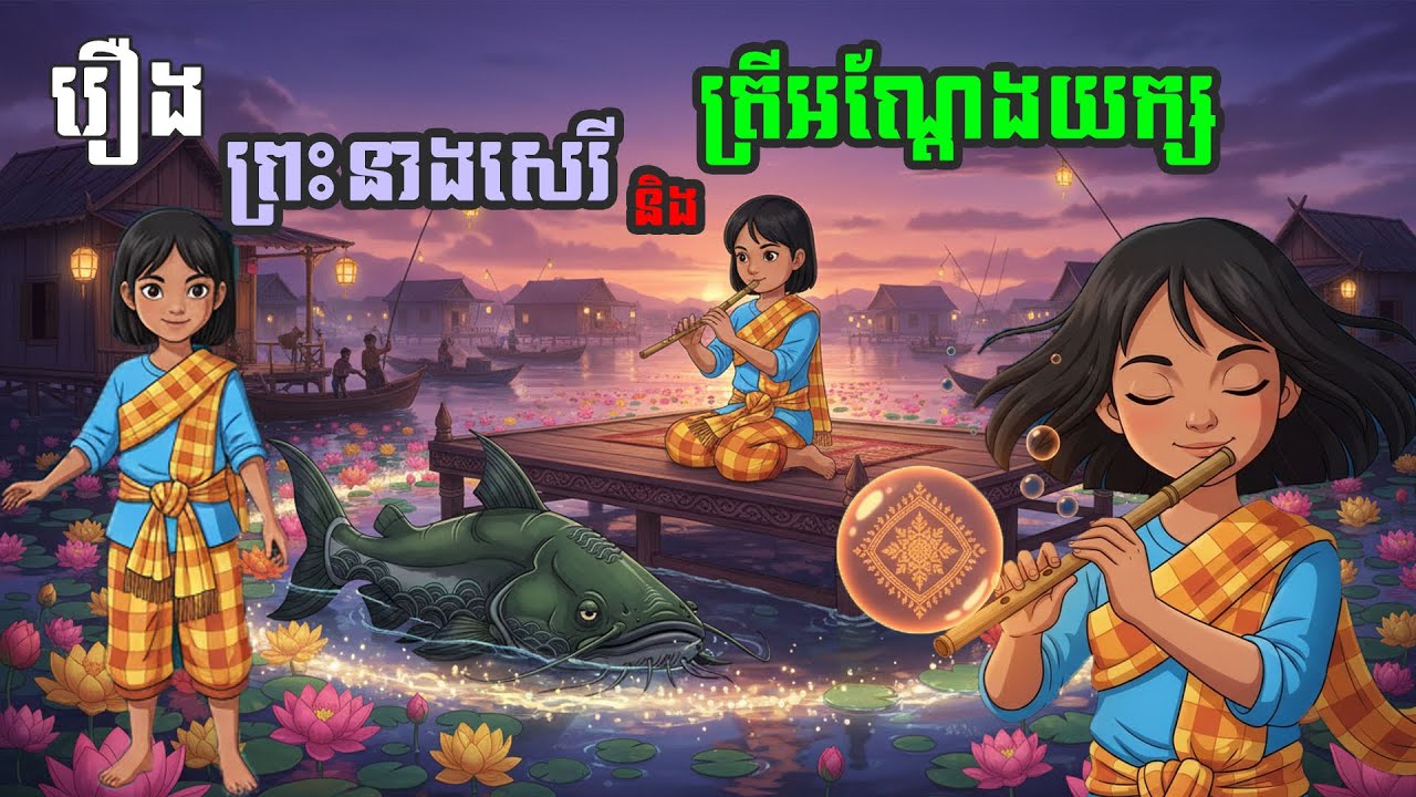 រឿង និទាន ព្រះនាងសេរី និង ត្រីអណ្ដែងយក្ស ( អប់រំ )