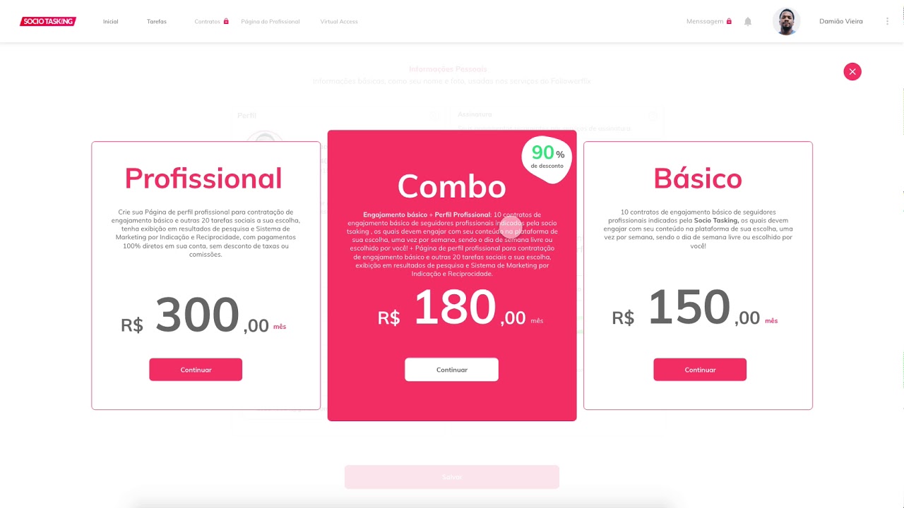 Fluxo   User Profile