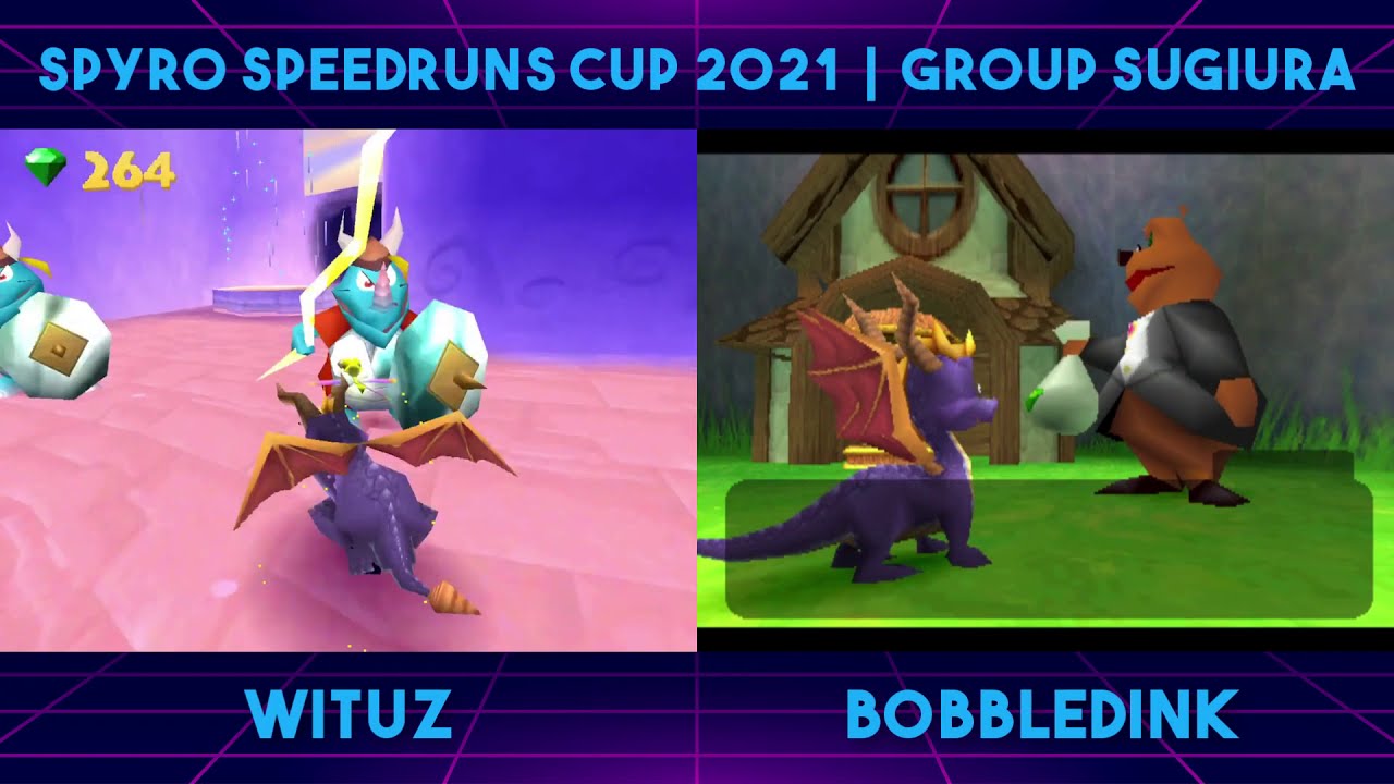 Spyro Speedruns Cup 2021 | Group Sugiura | Wituz vs. Bobbledink
