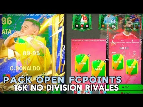 ✅PACK OPEN | 16K Division Rivales + 3500 FCCHANPIONS| FCMOBILE| CR7 E SALAH 😱😱