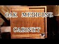 WEDGED DOVETAIL OAK MEDICINE CABINET