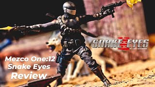 Mezco One:12 Collective G.I. Joe Snake-Eyes Figure Review