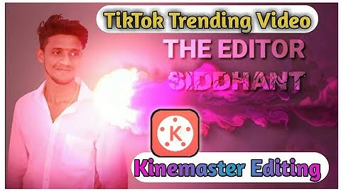 Tiktok new trend | colored liquid name art | kinemaster video editing 2020 | SP Creation