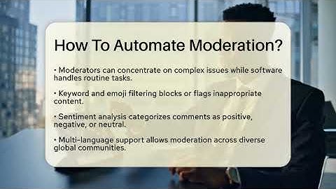 How To Automate Moderation? - Everyday-Networking