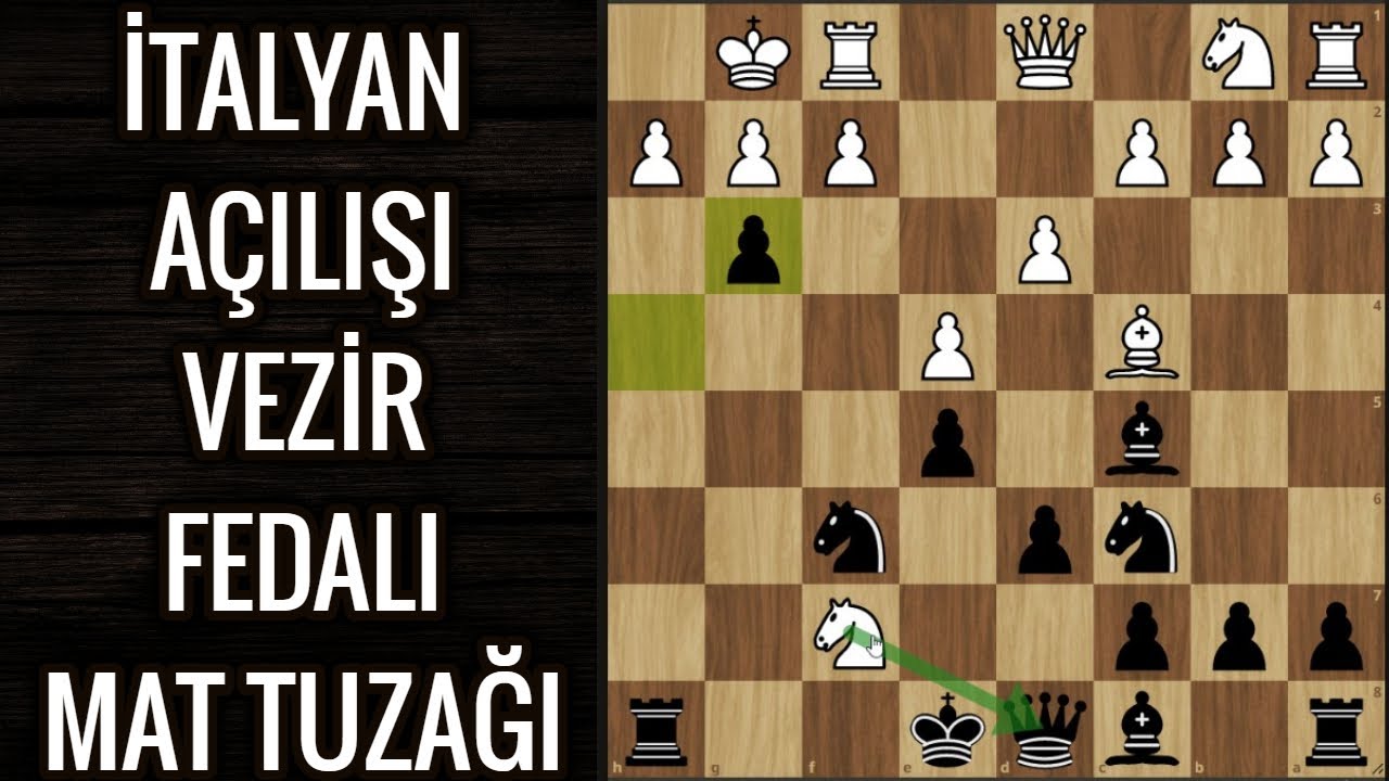 İTALYAN AÇILIŞI MAT TUZAĞI