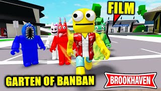 ODA TEAM JAUNE VS GARTEN OF BANBAN LE FILM ! BROOKHAVEN   ROBLOX