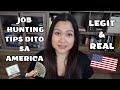 Paano ako nakakuha ng trabaho dito sa amerika  tips  real life examples to get jobs here sa usa 