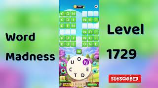 Word Madness Level 1729 Answers 🧠🔥 | All Correct Words Revealed!