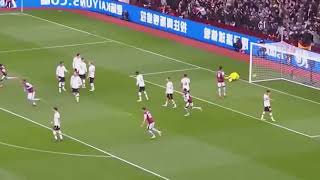 Lucas Digne with an amazing free kick goal for Aston Villa