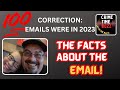 CLARIFICATION: EMAILS WERE IN 2023. FACTS ABOUT THE EMAIL RUMOR GOING AROUND! 100 TRUTH DON'T MISS