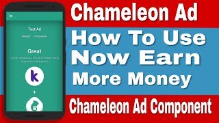 How to Use Chameleon Ad Component | Now Earn More Money | Kodular Tutorials 2019 | App Creator screenshot 5