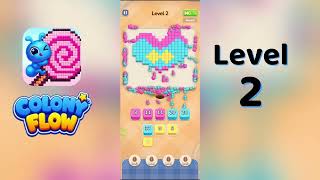 Colony Flow Level 2 Walkthrough | Full Gameplay | Solutionguruji