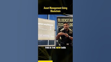 Asset management using blockchain