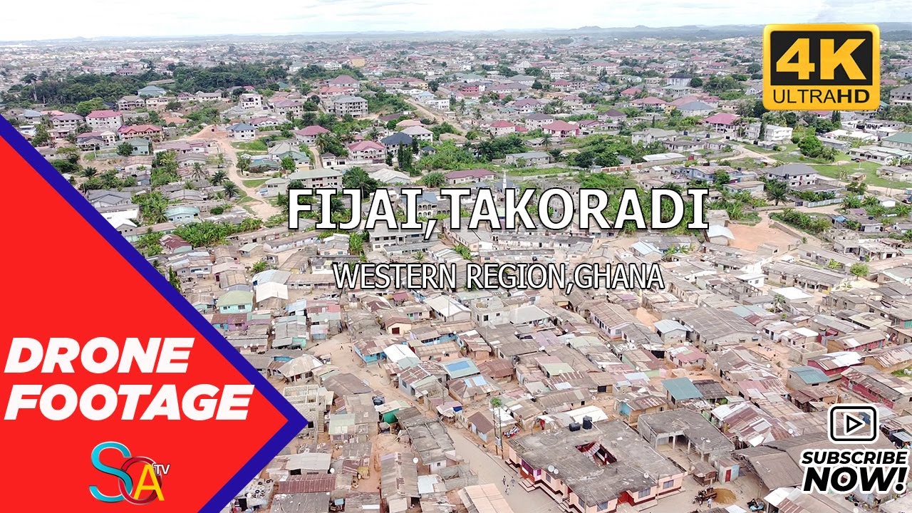 DRONE FOOTAGE -  FIJAI,TAKORADI (4K)
