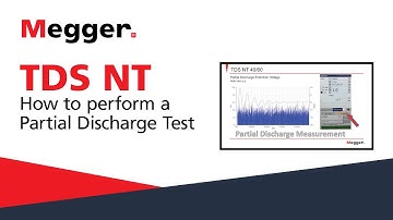 TDS NT - How to perform a Partial Discharge Test