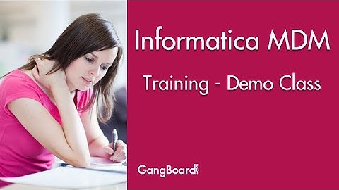 Informatica MDM 10.1 Training | Introduction of MDM Architecture | GangBoard