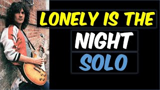Lonely Is The Night Guitar Solo | Billy Squier Guitar Lesson