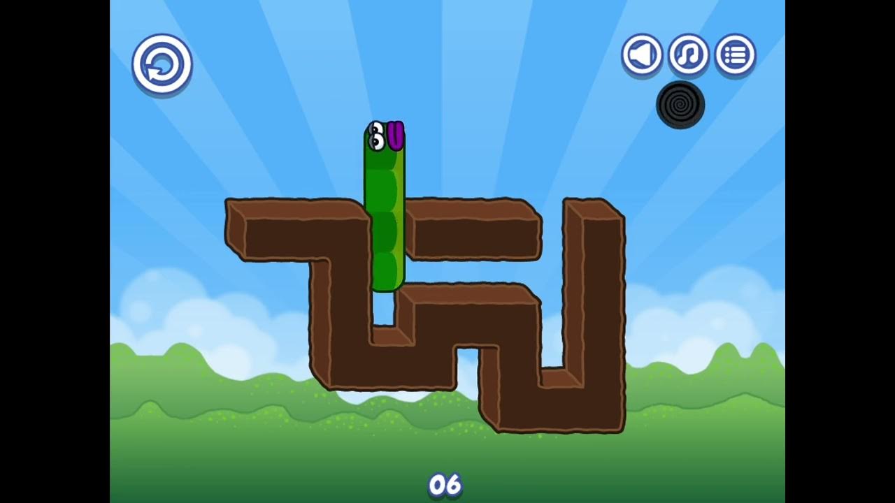 How to beat Apple Worm Level 6 YouTube