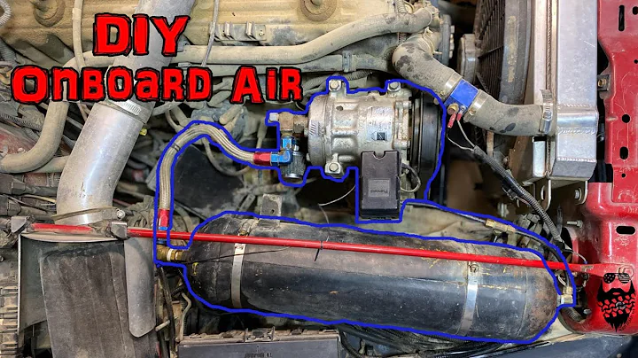 DIY Onboard AIR! AC-kompressor till luftpumpsomvandling och reparation!