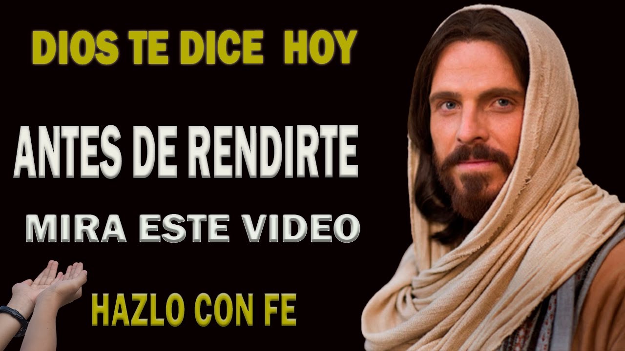 DIOS TE DICE HOY Escucha esto y seras bendecido 🙏 - YouTube